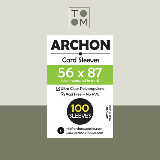 Archon Sleeves 56mm x 87mm