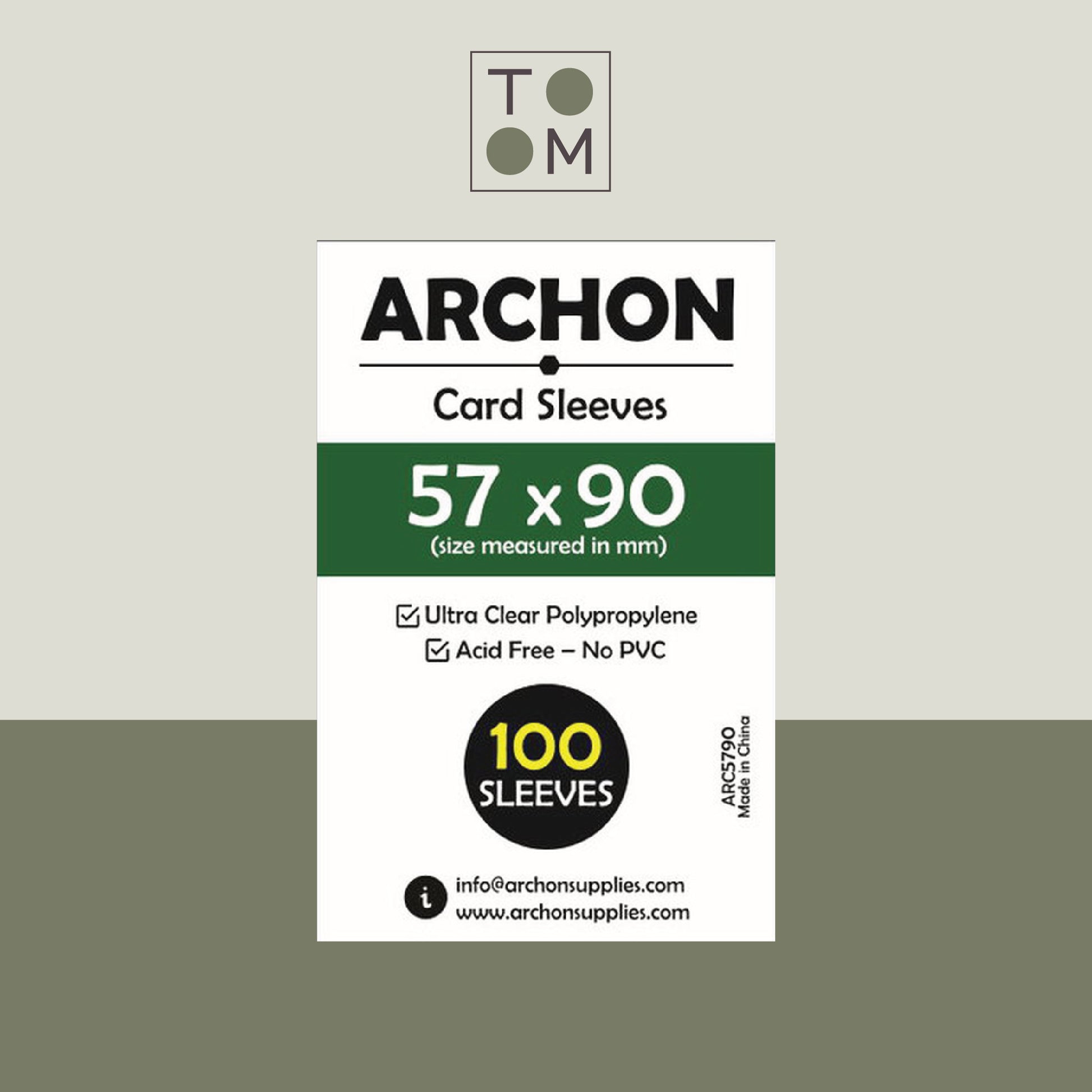 Archon Sleeves 57mm x 90mm